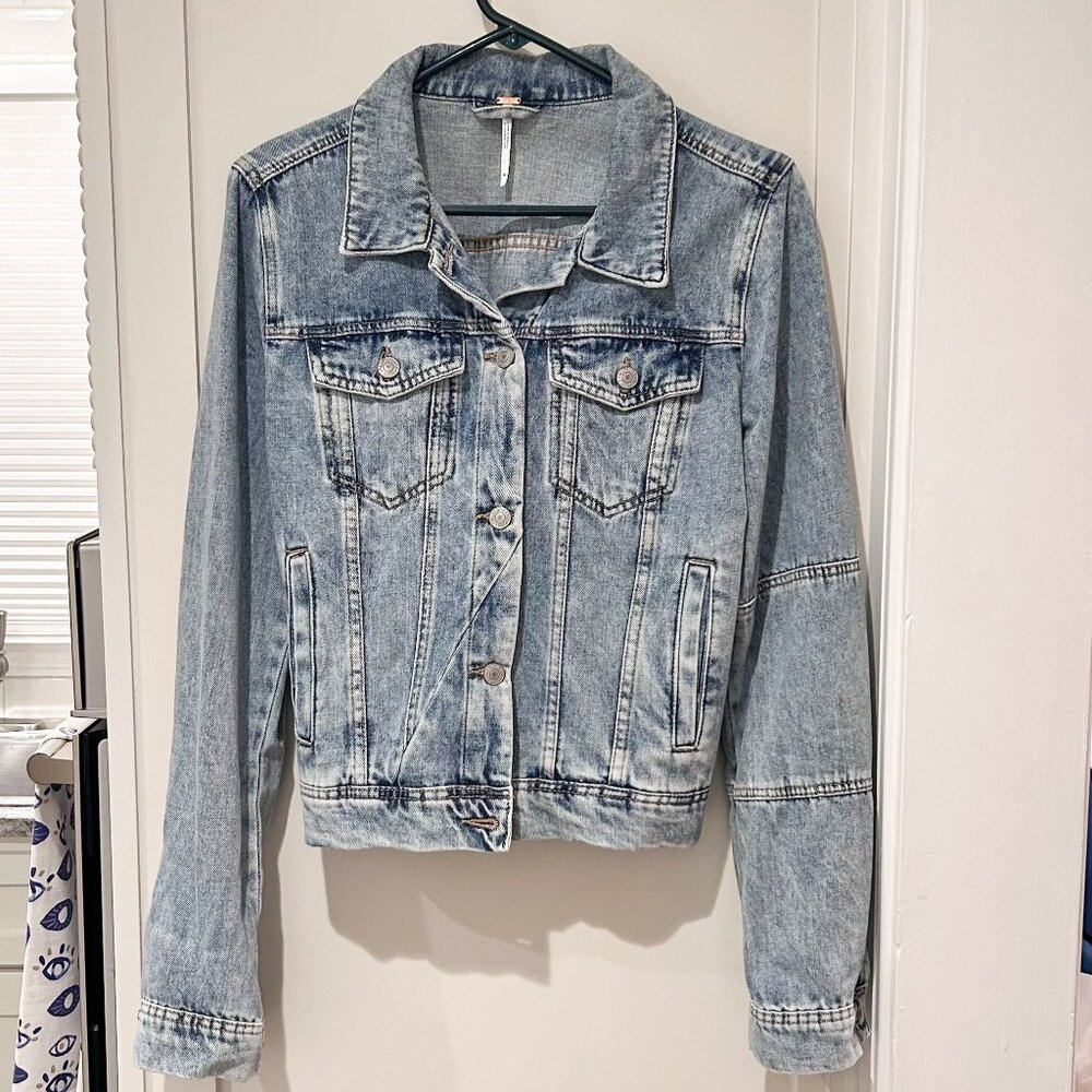 Free People Rumors Denim Jacket